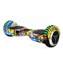 Load image into Gallery viewer, Australia Hoverboards Riding Scooters Yellow Graffiti Australia Hoverboards 6.5" Wheel Hoverboard | Multiple Colours