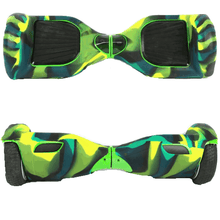 Load image into Gallery viewer, Australia Hoverboards Riding Scooter Accessory 6.5 Inch Hoverboards Skin Cover – Protective Rubber Case – Black + White