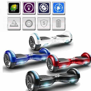 Australia Hoverboards Riding Scooter Accessory Hoverboard Electric Scooter 6.5 inch – Blue + LED lights [Free Carry Bag & Bluetooth]