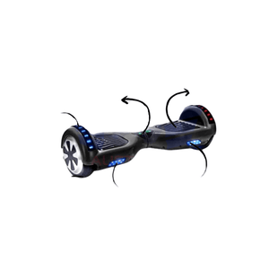 Australia Hoverboards Riding Scooters black Hoverboard Electric Scooter 6.5 inch – Black + LED lights [Free Carry Bag & Bluetooth]