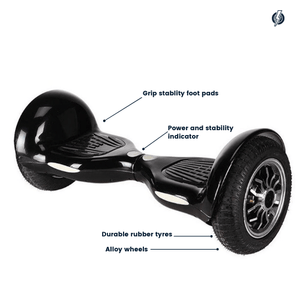 Australia Hoverboards Riding Scooters Australia Hoverboards 10" Wheel Hoverboard | Black