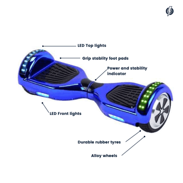 Australia Hoverboards 6.5 Wheel Hoverboard Blue Electric Drift