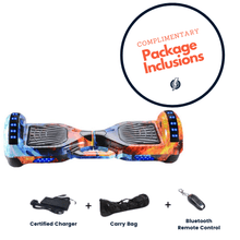 Load image into Gallery viewer, Australia Hoverboards Riding Scooters Australia Hoverboards 6.5&quot; Wheel Hoverboard | Fire &amp; Ice