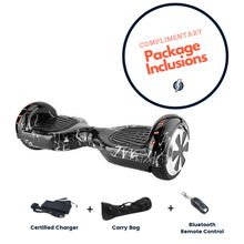 Load image into Gallery viewer, Australia Hoverboards Riding Scooters Australia Hoverboards 6.5&quot; Wheel Hoverboard | Lightning Black