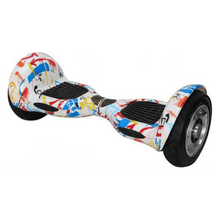 Load image into Gallery viewer, Australia Hoverboards Riding Scooters White Graffiti Australia Hoverboards 10" Wheel Hoverboard | Multiple Colours