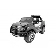 Load image into Gallery viewer, Ford Riding Toys Ford Raptor Police Electric Ride On | 12V | Black POLICE