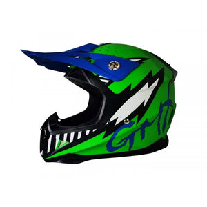 GMX Motorbikes Bicycle Helmet Parts & Accessories Small / Green GMX Motorbikes Motocross Junior Helmet | Multiple Colours