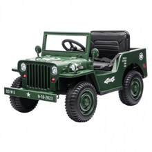 Load image into Gallery viewer, Go Skitz Riding Toys Army Green Go Skitz Major 12V Electric Ride-On | Multiple Colours