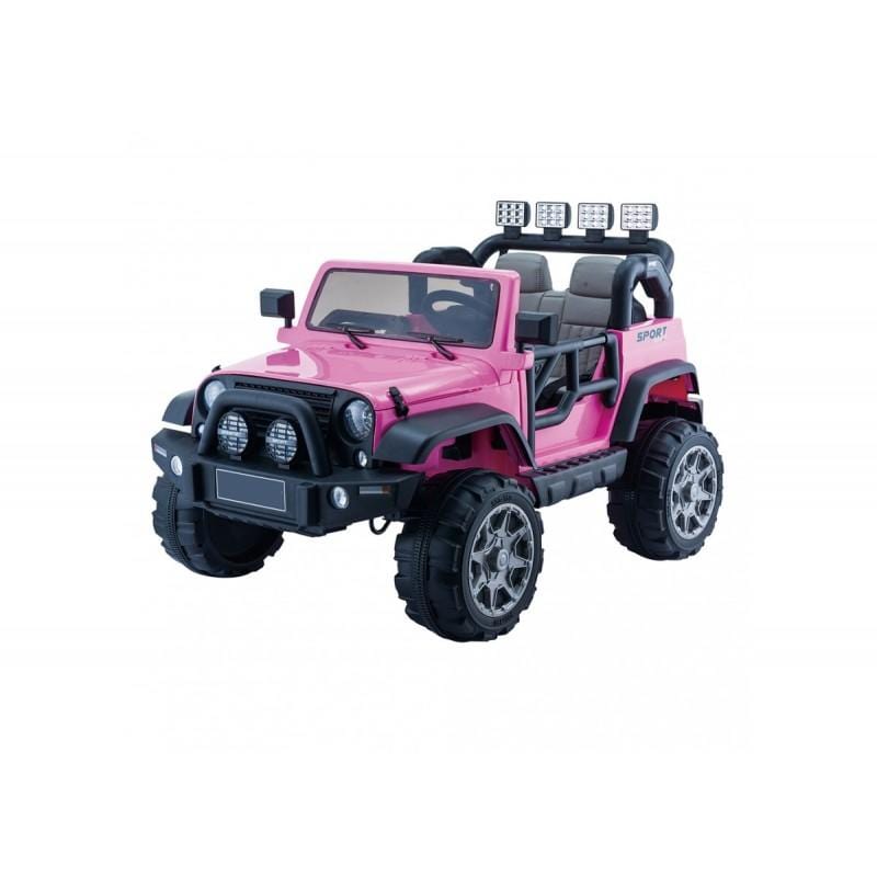 Pink jeep shop electric ride on