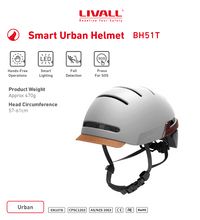 Load image into Gallery viewer, Livall Bicycle Helmets Livall BH51T Cycling Helmet