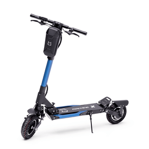Machine Riding Scooters Metal Blue Machine X Transporter Electric Scooter